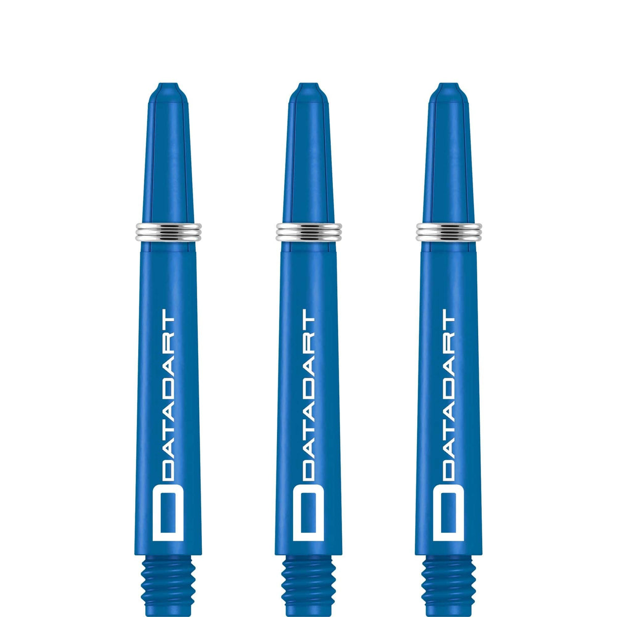 Datadart Signature Nylon Shafts - Stems with Springs - Blue Tweenie