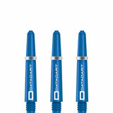 Datadart Signature Nylon Shafts - Stems with Springs - Blue Short