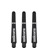 Unicorn Gripper 4 Dart Shafts - Black Short