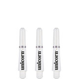Unicorn Gripper 4 Dart Shafts - White Ultra Short