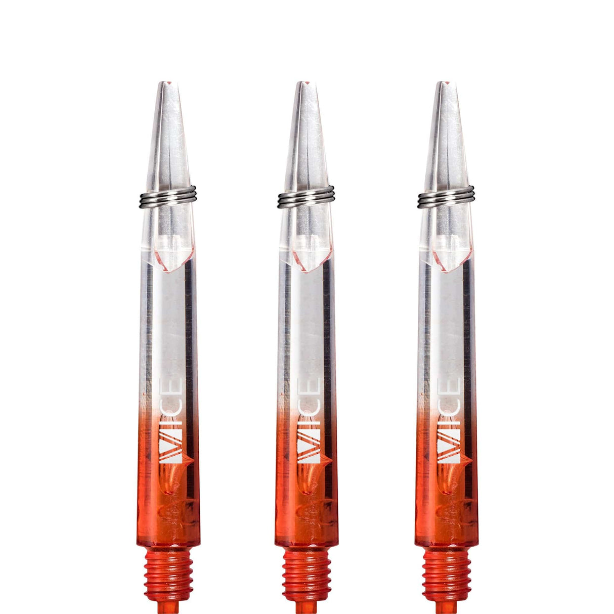 One80 Vice Gradient Shafts - Clear - Red Tweenie