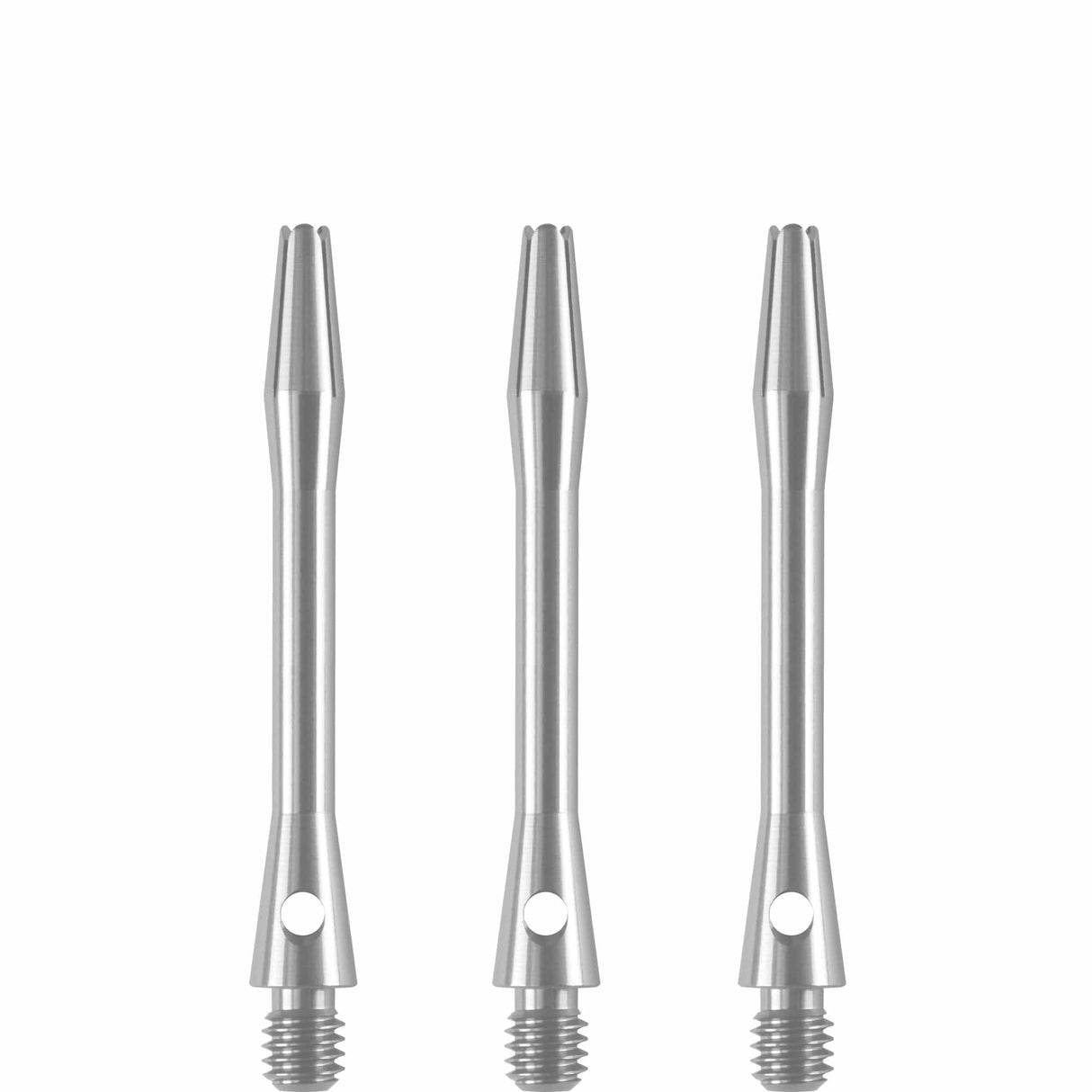 Designa Aluminium Shafts - Metal Dart Stems - Silver Tweenie