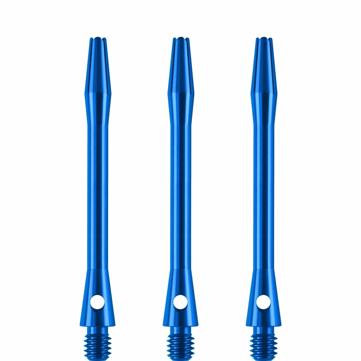 Designa Aluminium Shafts - Metal Dart Stems - Blue Medium