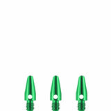 Designa Aluminium Shafts - Metal Dart Stems - Green Micro