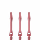 *Designa Aluminium Shafts - Metal Dart Stems - Pink Short