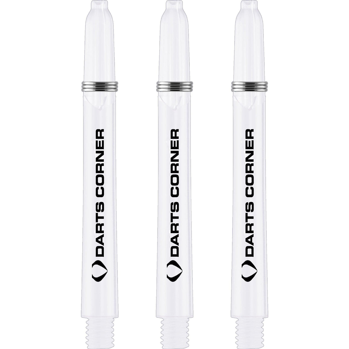 *Darts Corner Polycarbonate Shafts - Dart Stems - Clear Medium