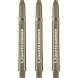 *Darts Corner Polycarbonate Shafts - Dart Stems - Smokey Medium