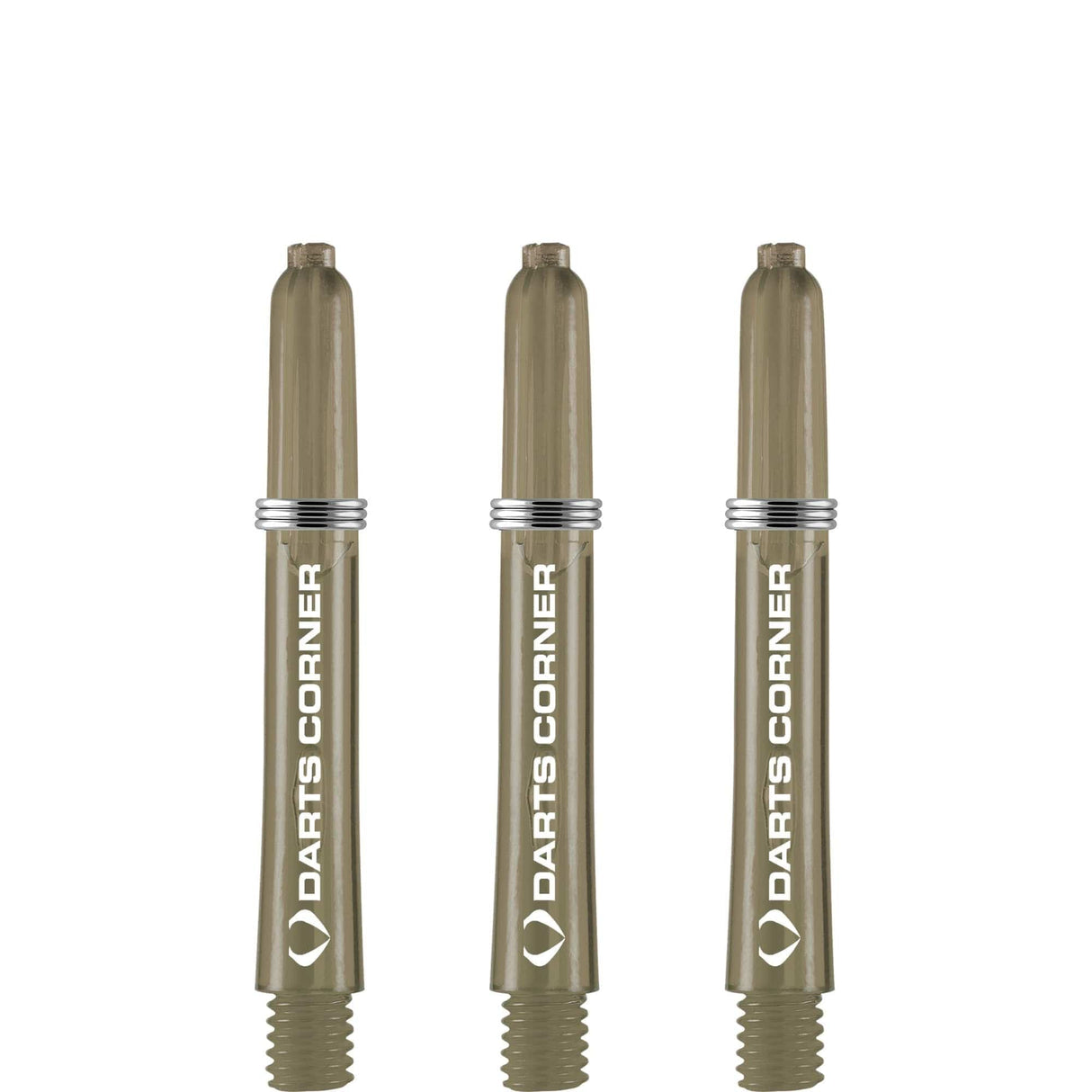 *Darts Corner Polycarbonate Shafts - Dart Stems - Smokey Short