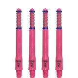 *Cuesoul - Dart Shafts - Tero Flight System - AK7 - Standard - Set of 4 - Pink Cuesoul 47mm