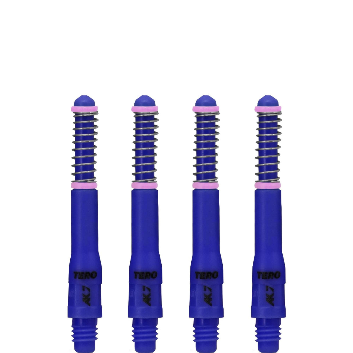 *Cuesoul - Dart Shafts - Tero Flight System - AK7 - Standard - Set of 4 - Navy Blue Cuesoul 37mm