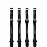 Cuesoul - Dart Shafts - Tero Flight System - AK7 - Slim - Set of 4 - Black Cuesoul 43.5mm
