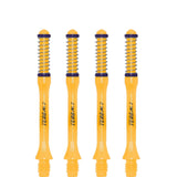 *Cuesoul - Dart Shafts - Tero Flight System - AK7 - Slim - Set of 4 - Yellow Cuesoul 43.5mm