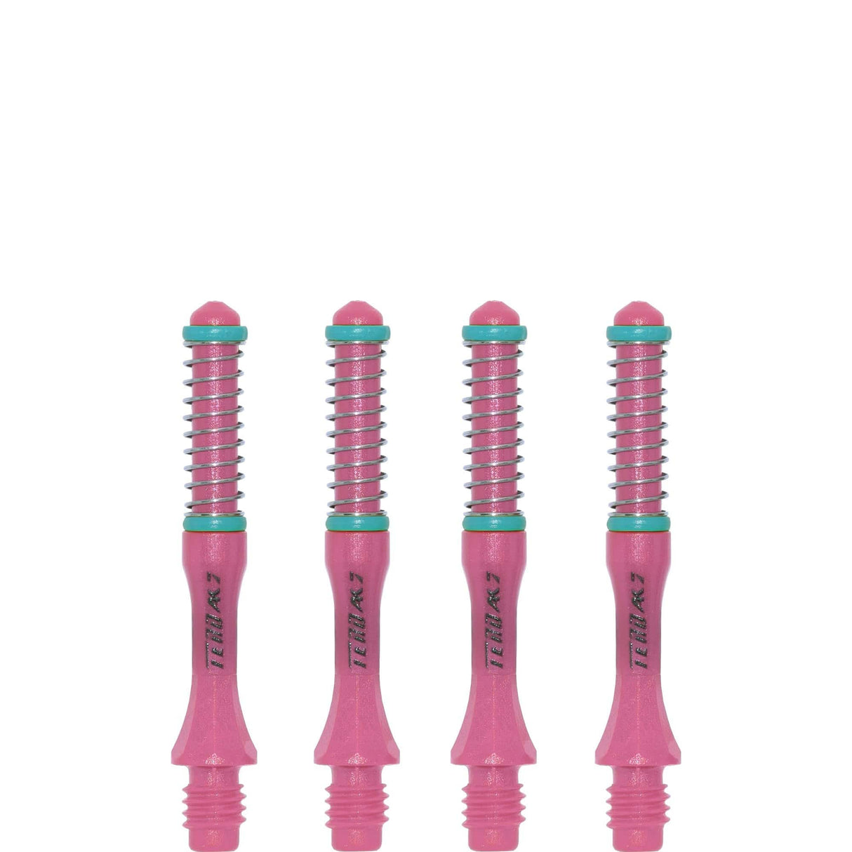 *Cuesoul - Dart Shafts - Tero Flight System - AK7 - Slim - Set of 4 - Pink Cuesoul 32mm