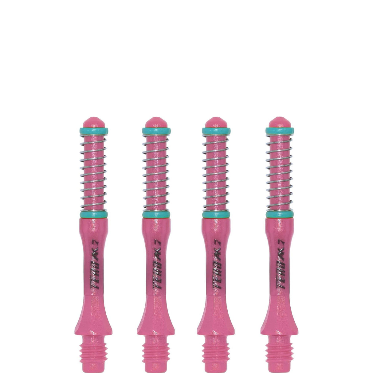 *Cuesoul - Dart Shafts - Tero Flight System - AK7 - Slim - Set of 4 - Pink Cuesoul 34mm