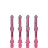 *Cuesoul - Dart Shafts - Tero Flight System - AK7 - Slim - Set of 4 - Pink Cuesoul 34mm