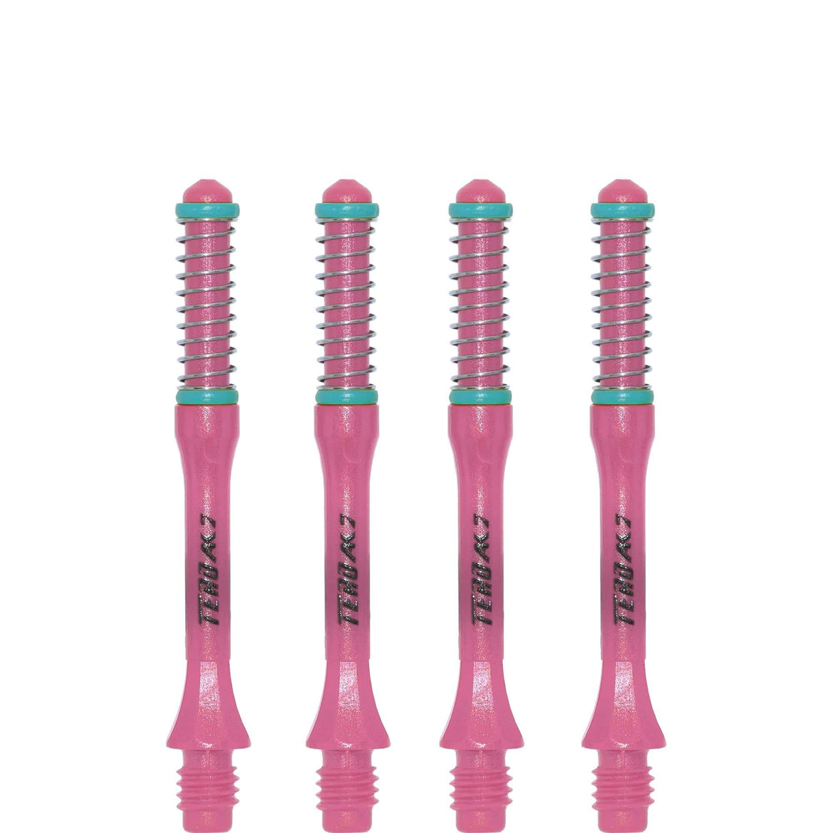 *Cuesoul - Dart Shafts - Tero Flight System - AK7 - Slim - Set of 4 - Pink Cuesoul 40mm