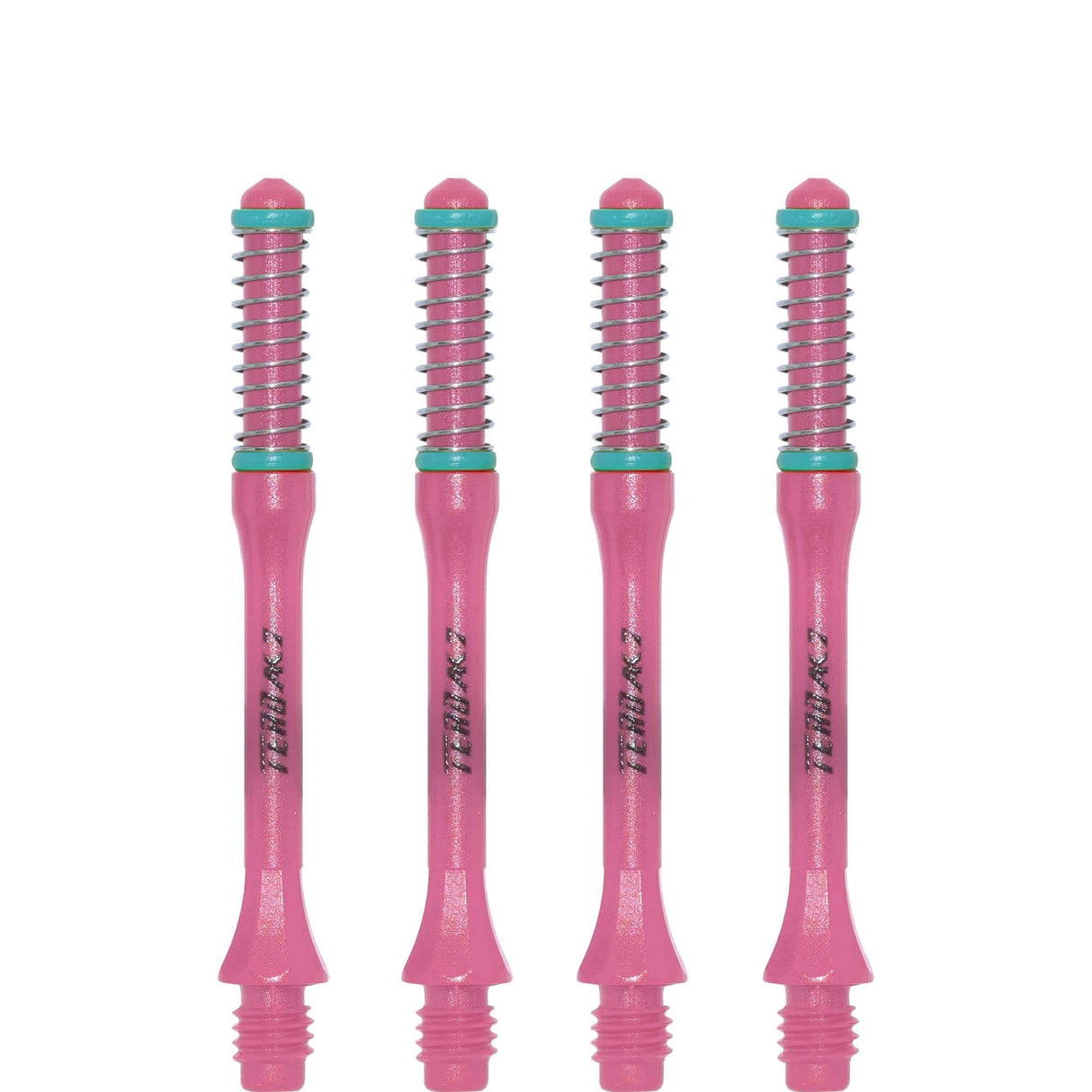 *Cuesoul - Dart Shafts - Tero Flight System - AK7 - Slim - Set of 4 - Pink Cuesoul 43.5mm