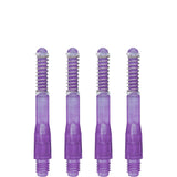 *Cuesoul - Dart Shafts - Tero Flight System - AK7 - Gradient - Standard - Set of 4 - Purple Cuesoul 37mm