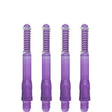*Cuesoul - Dart Shafts - Tero Flight System - AK7 - Gradient - Standard - Set of 4 - Purple Cuesoul 40mm