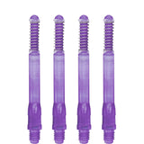 *Cuesoul - Dart Shafts - Tero Flight System - AK7 - Gradient - Standard - Set of 4 - Purple Cuesoul 47mm
