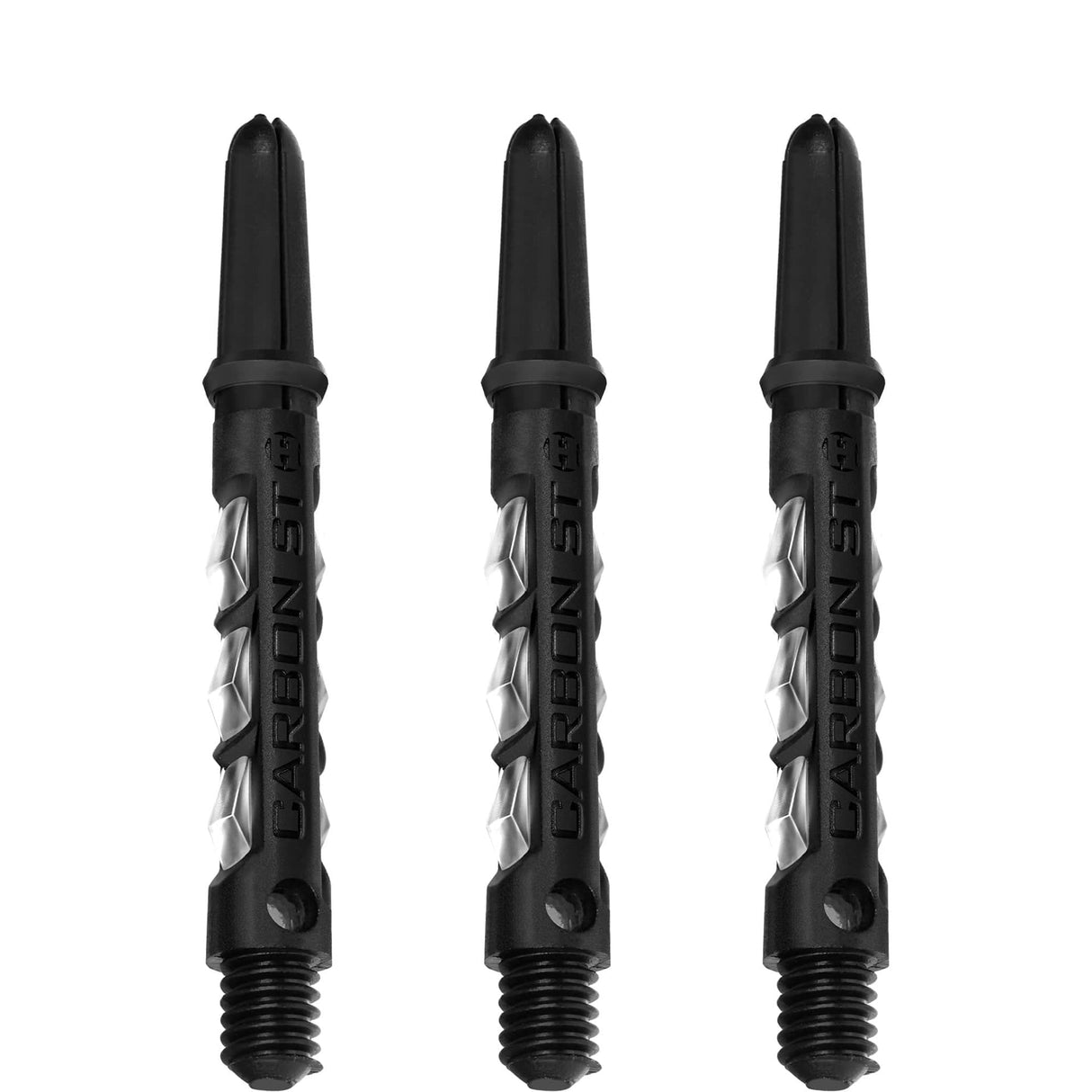 Harrows Carbon ST Shafts - Dart Stems - Black & Clear Tweenie