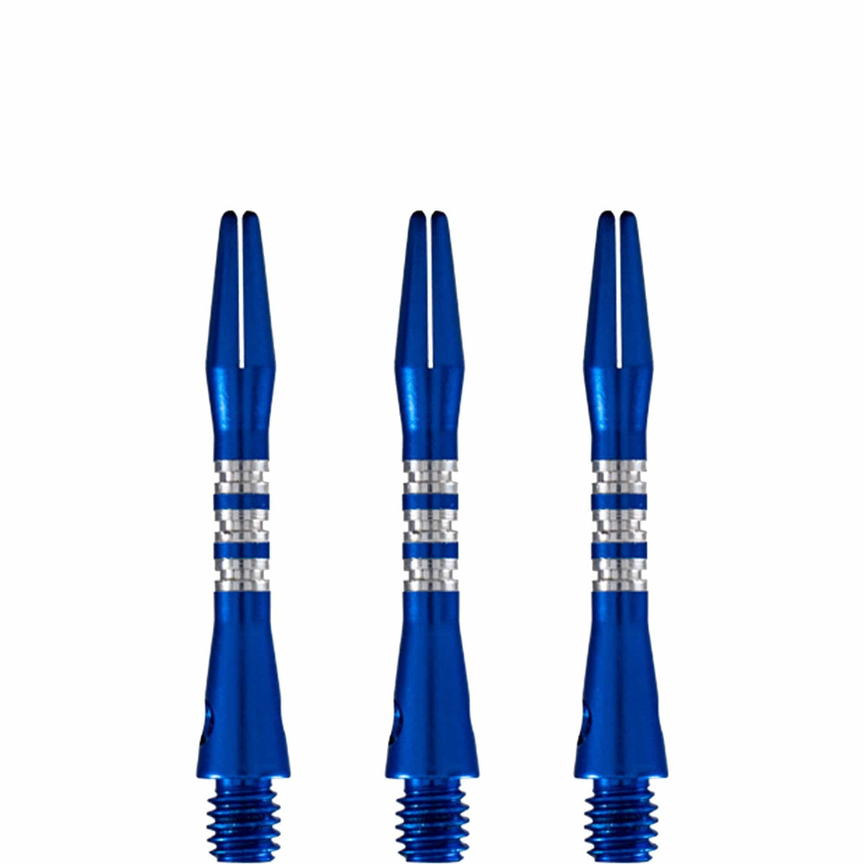 *Shot Pyramid Dart Shafts - Aluminium Anodised - Blue Short