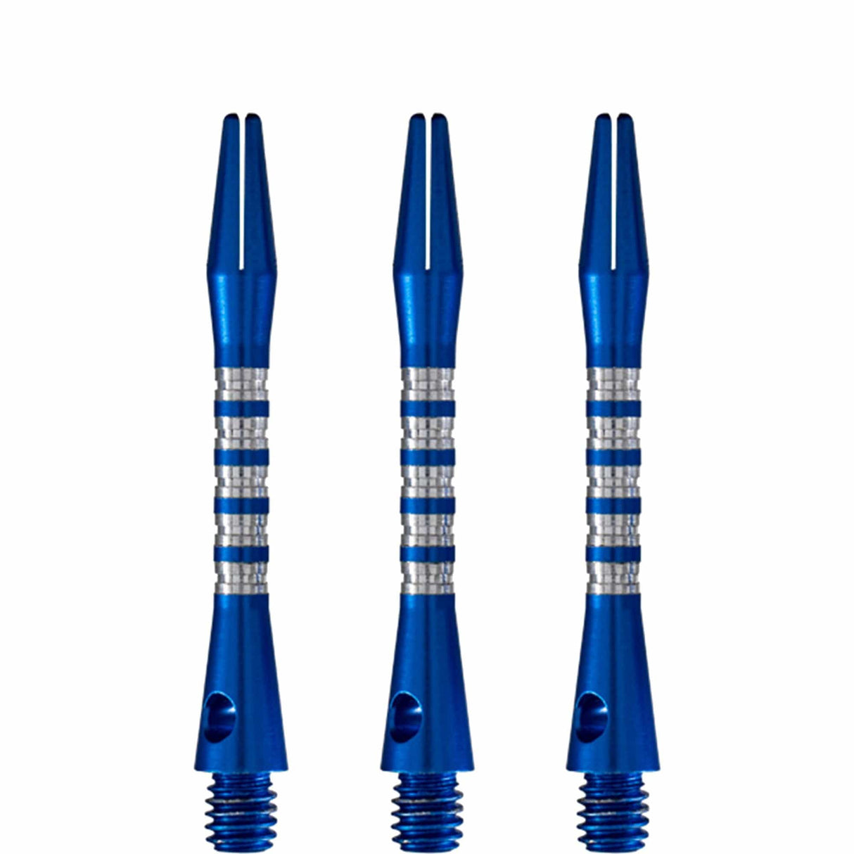 *Shot Pyramid Dart Shafts - Aluminium Anodised - Blue Tweenie