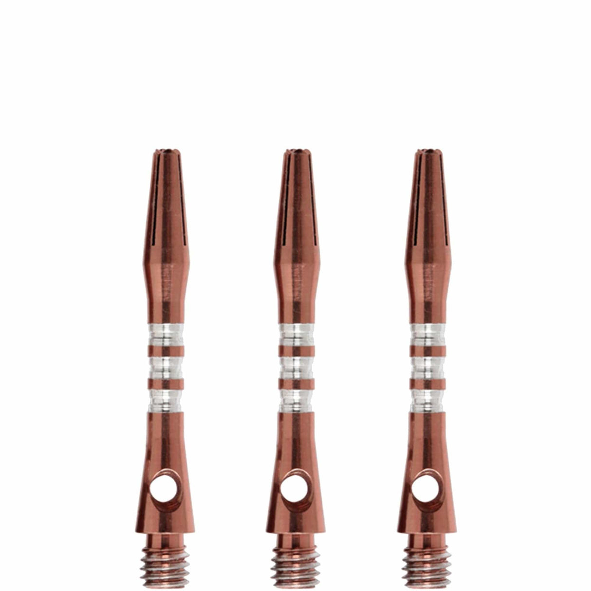 *Shot Pyramid Dart Shafts - Aluminium Anodised - Copper Short