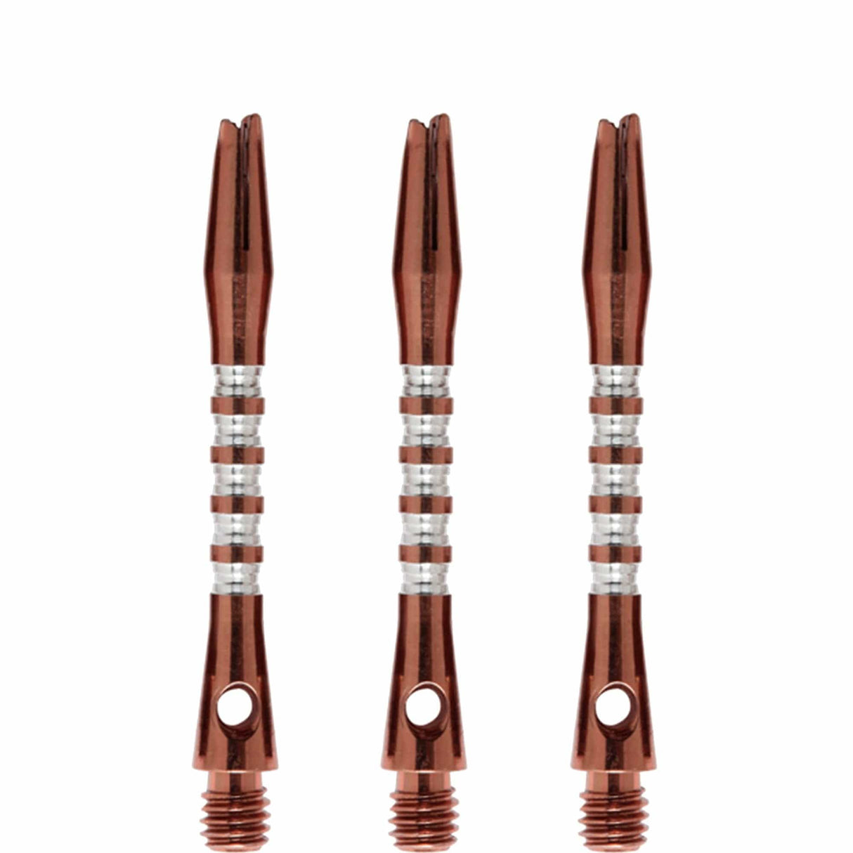 *Shot Pyramid Dart Shafts - Aluminium Anodised - Copper Tweenie