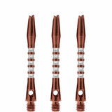 *Shot Pyramid Dart Shafts - Aluminium Anodised - Copper Tweenie