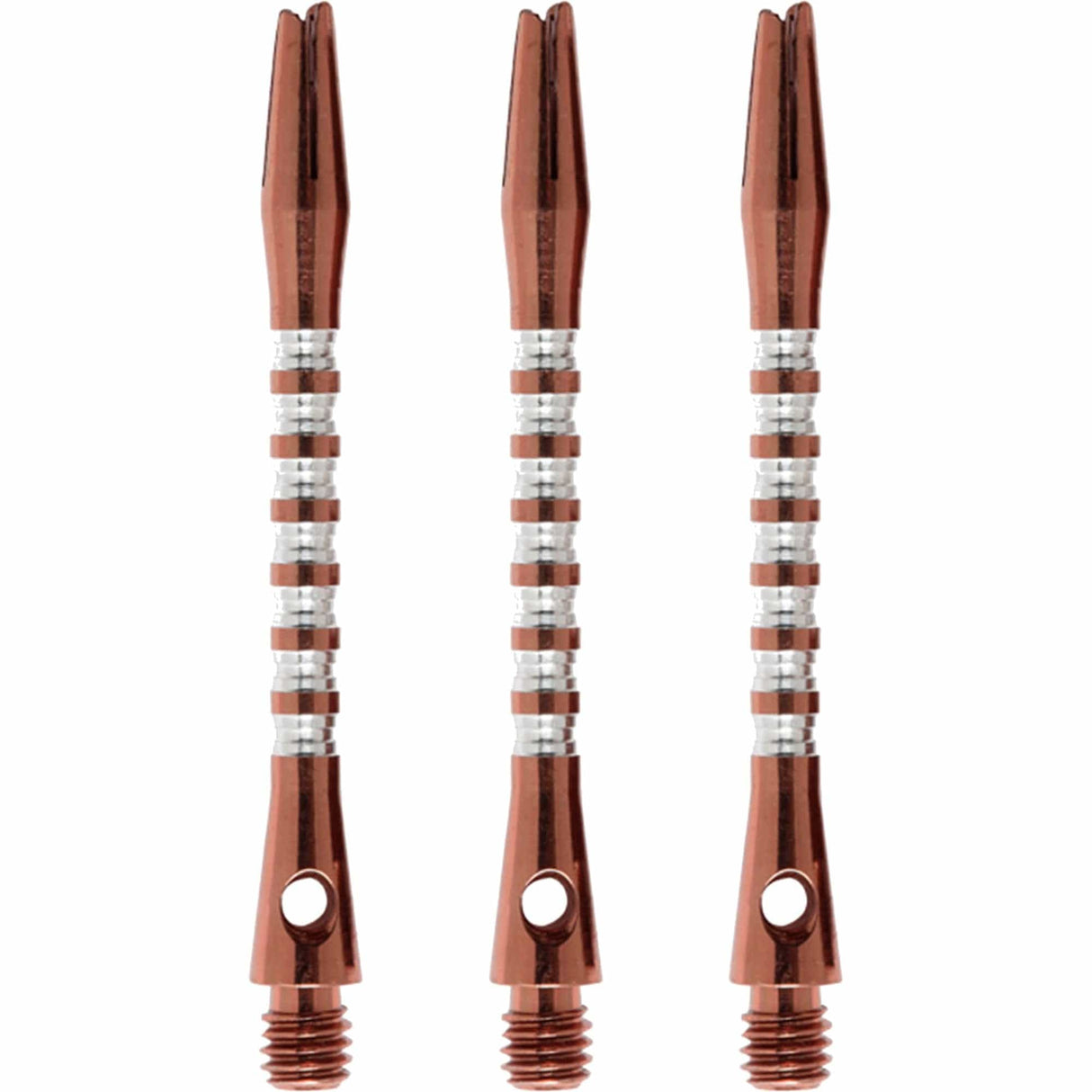 *Shot Pyramid Dart Shafts - Aluminium Anodised - Copper Medium
