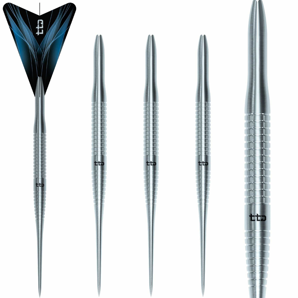 Caliburn TTD Darts - Complete Titanium Dart - T3 - Silver 7g