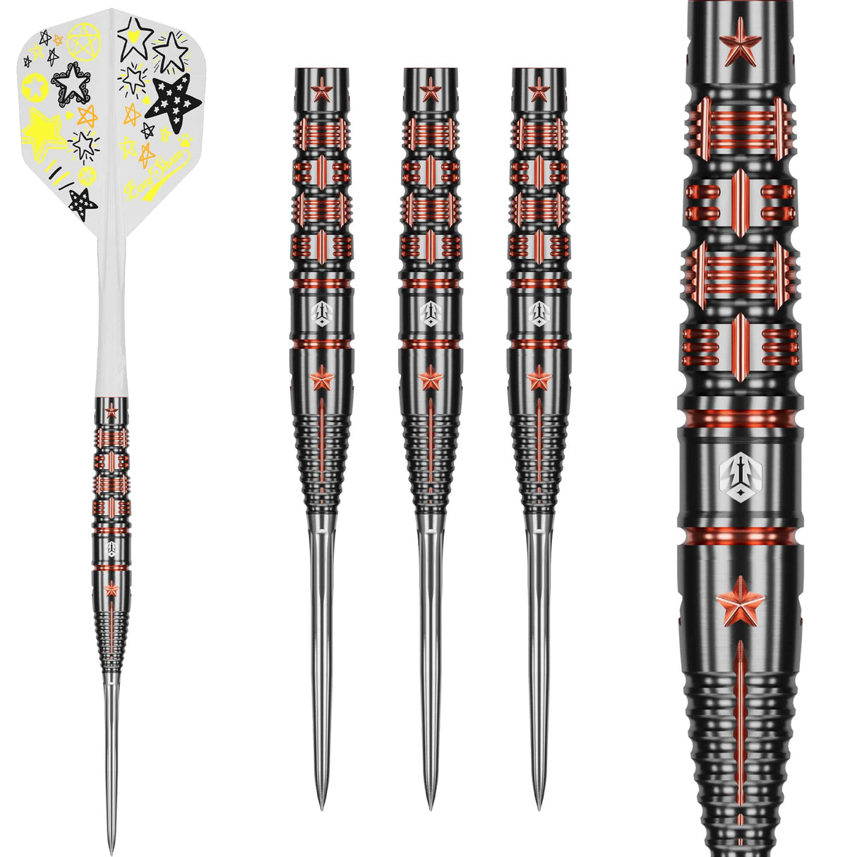 Caliburn Players Darts - Steel Tip - 90% Tungsten - Boeysham