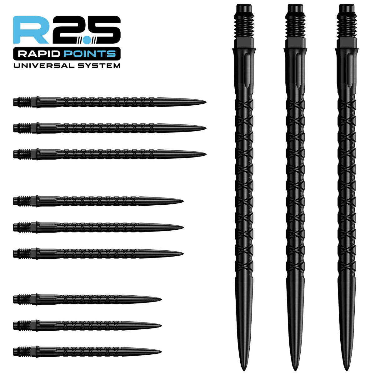Mission R2.5 Rapid Dart Points - Steel Tip - SC1