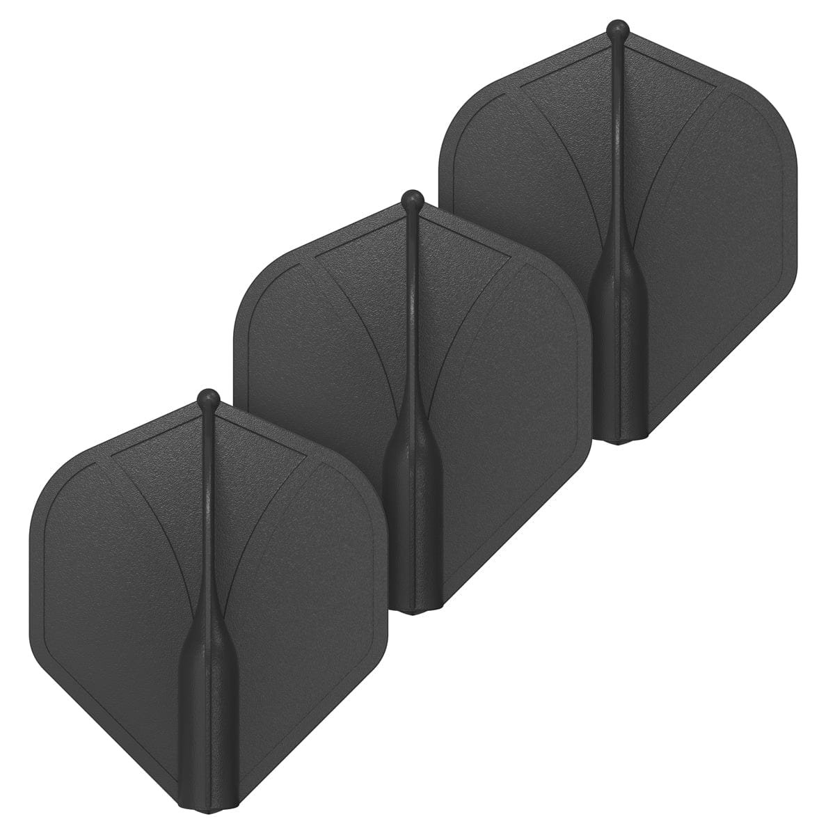 Shot Airfoil Dart Flights - Moulded Flight and Shaft - Standard