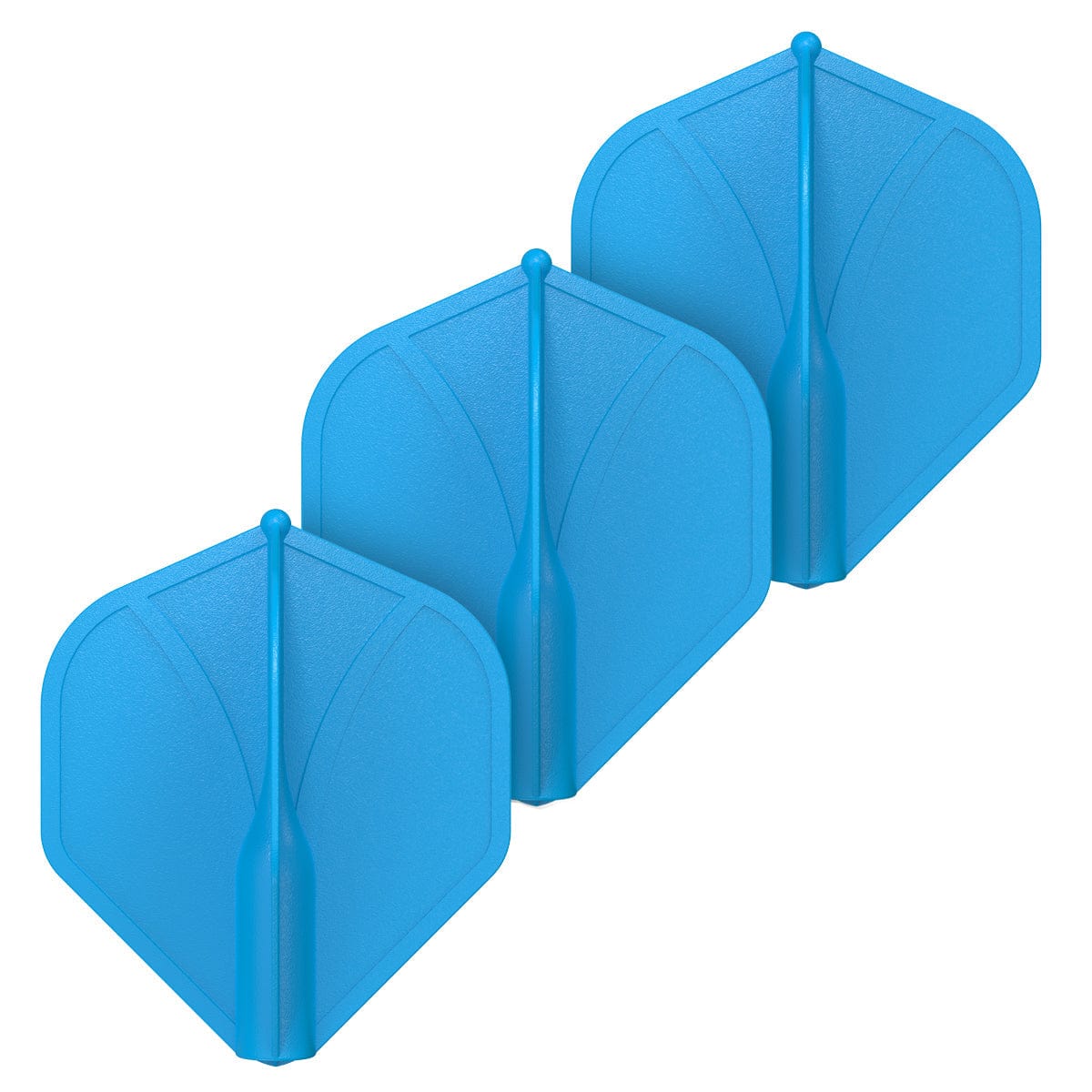 Shot Airfoil Dart Flights - Moulded Flight and Shaft - Standard