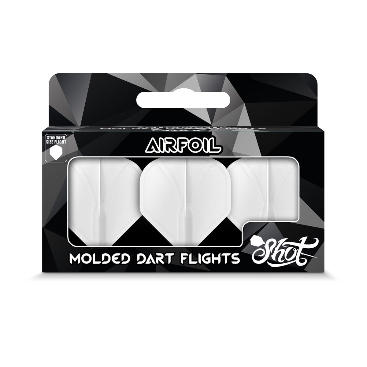 Shot Airfoil Dart Flights - Moulded Flight and Shaft - Standard
