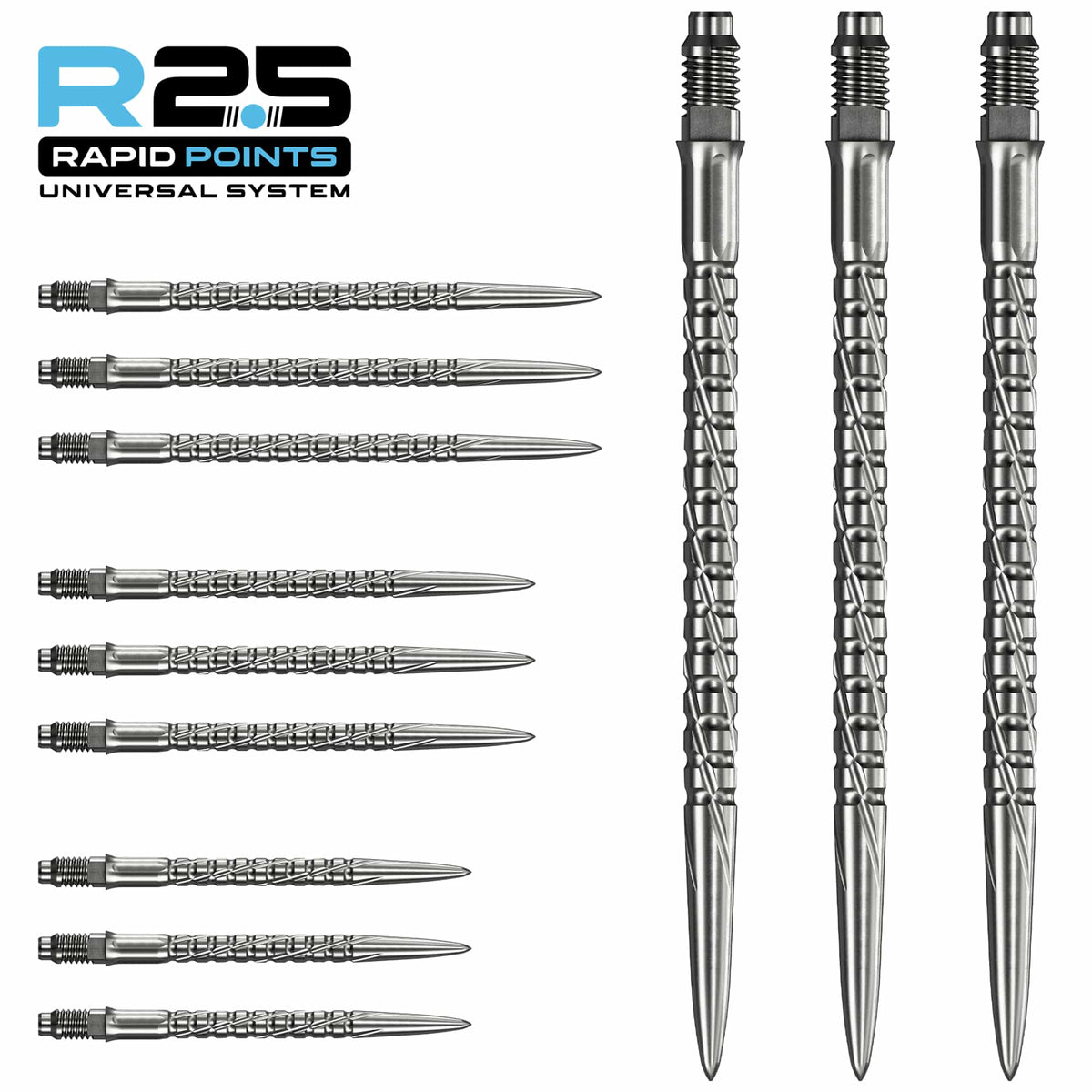 Mission R2.5 Rapid Dart Points - Steel Tip - SG2
