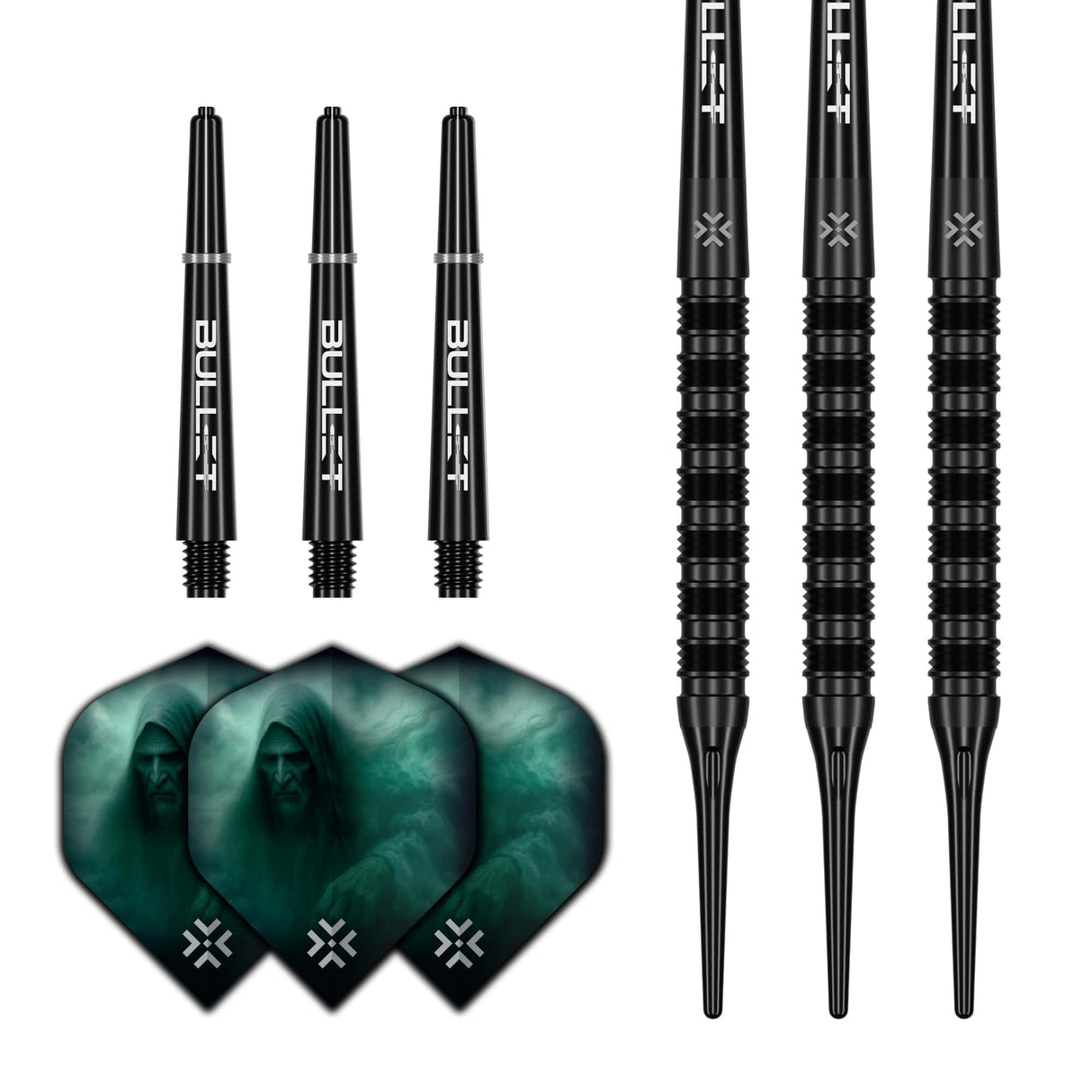 Bullet Shadow Darts - Soft Tip - 90% Tungsten 20g