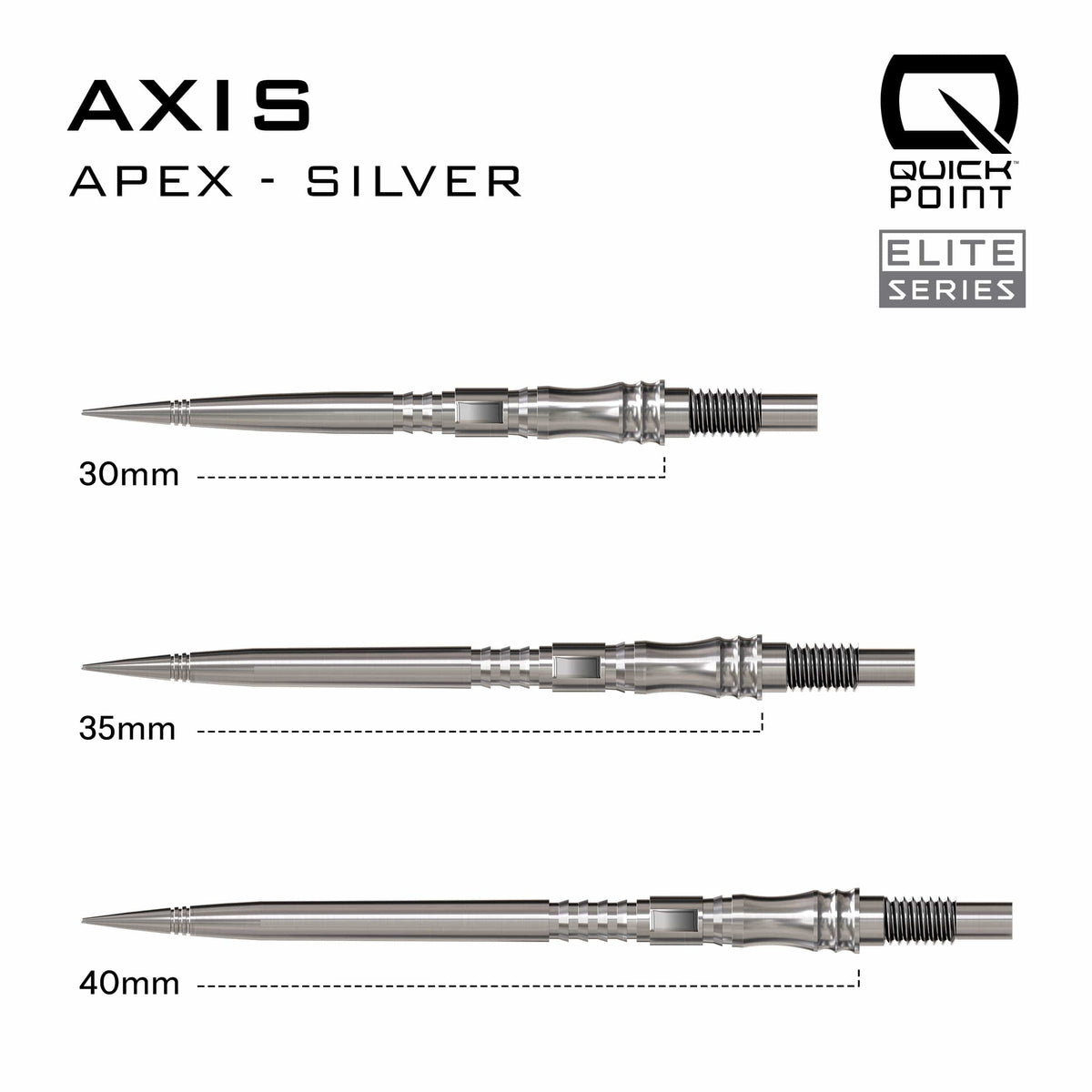 Harrows Quick Points - Steel Tip - Apex Axis