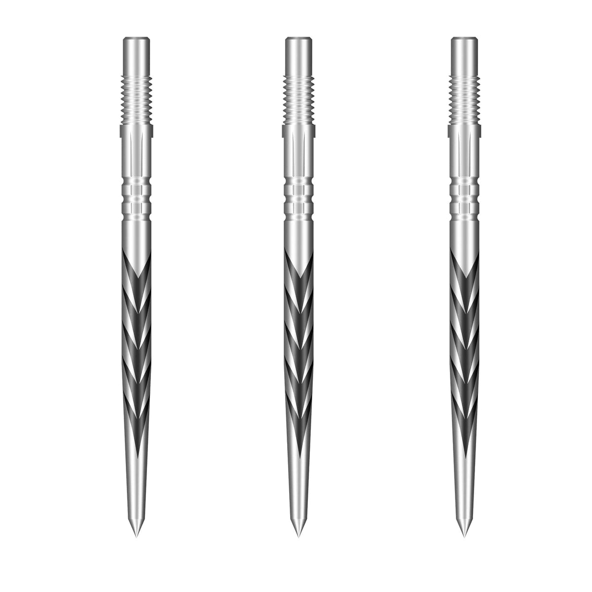 Shot Turbo Dart Points - Steel Tip - Tribal Weapon