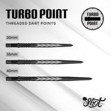 Shot Turbo Dart Points - Steel Tip - Tribal Weapon