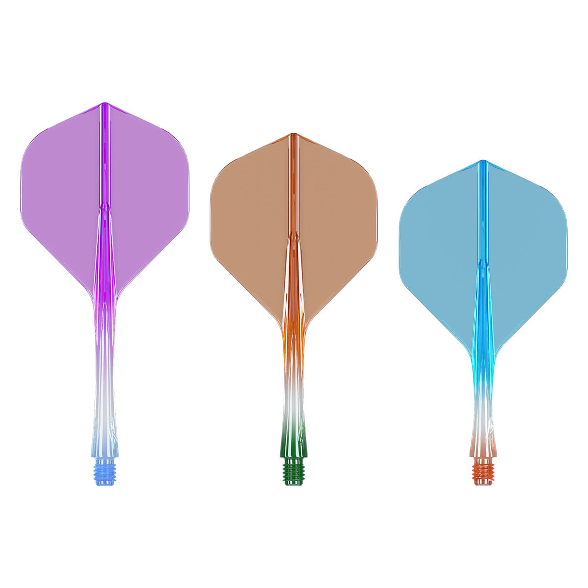 Caliburn SUP Flights - Moulded Flight & Shaft - Standard No2 - Two Tone