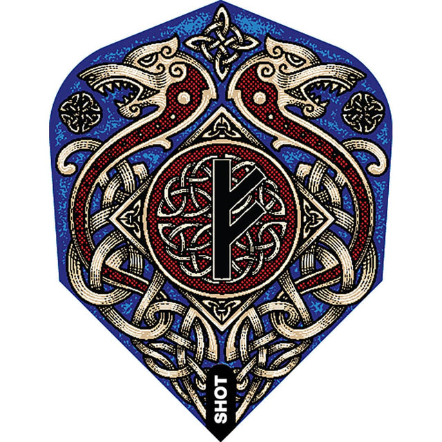 Shot Viking Dart Flights - 100 Micron - Std - No6 - Rannsaka