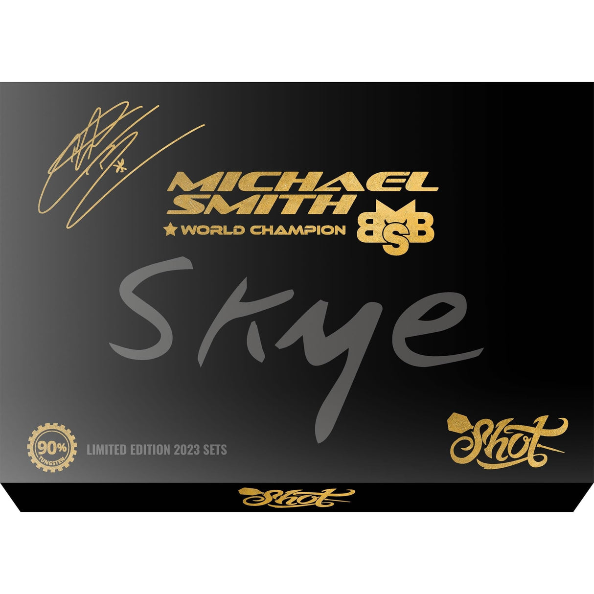 *Shot Michael Smith Darts - Limited Edition - Steel Tip - Skye 24g