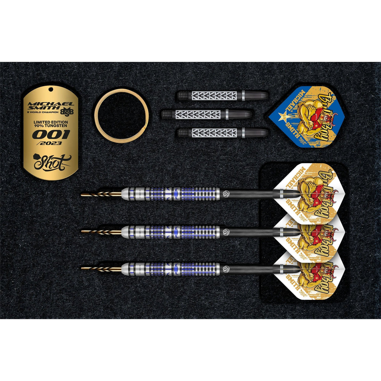 *Shot Michael Smith Darts - Limited Edition - Steel Tip - Skye 24g