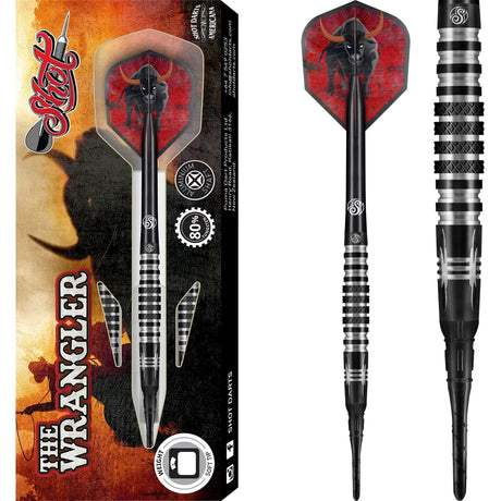 Shot Americana Darts - Soft Tip Tungsten - The Wrangler - 18g 18g