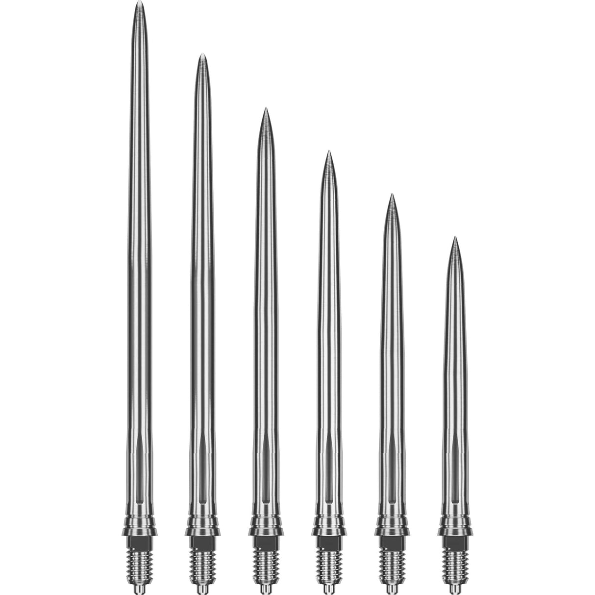 CALIBURN EZ-EVO Dart Points - Smooth Silver / 28mm