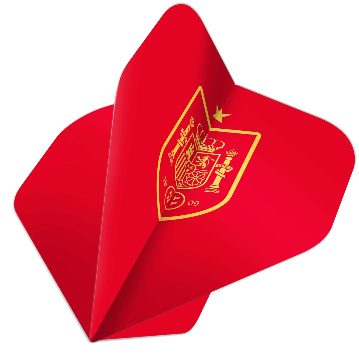 *Espana Football Dart Flights - Official Licensed - 100 Micron - No2 - Std - F1 - Spain - Red