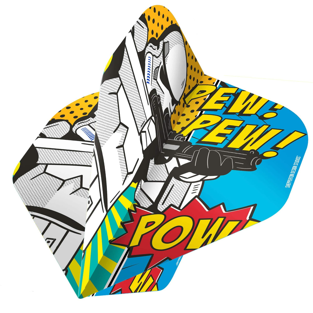 Original StormTrooper Dart Flights - Official Licensed - No2 - Std - Storm Trooper - Pew Pew Pow